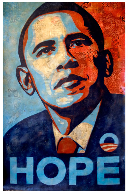 Obey Obama Hope Auction