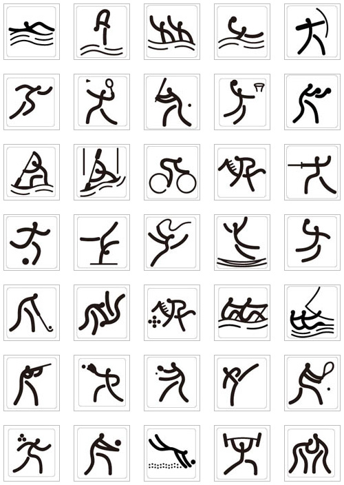 beijing olympic pictogram 