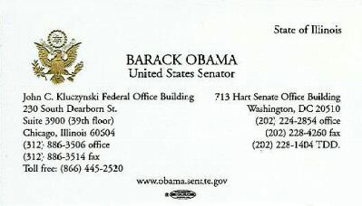 Obama Card
